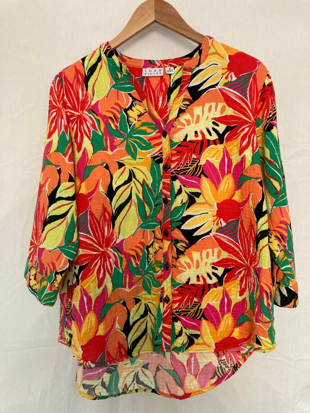 Joan Rivers Button Front Top